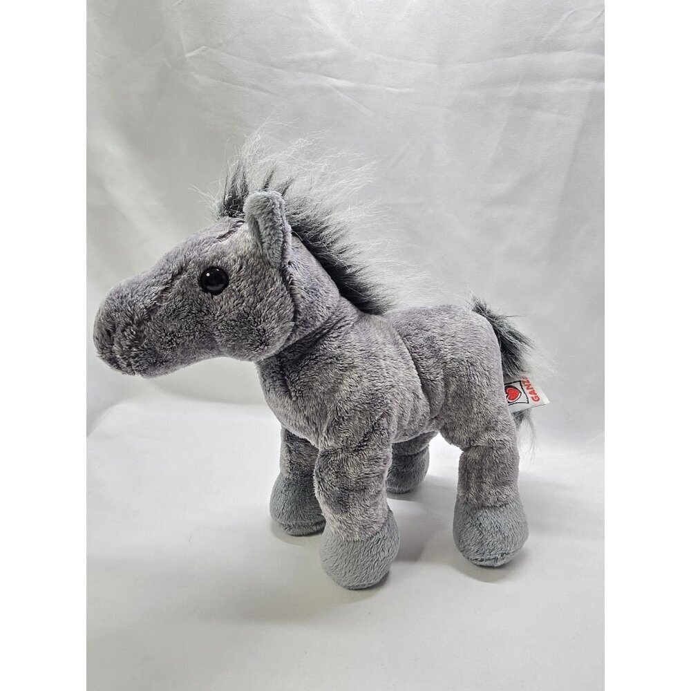Ganz Webkinz HM098 Grey Arabian Horse Stuffed Animal Toy Soft No Code